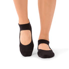 Aya midnight organic grip socks for Pilates and yoga on Dubai studio floor