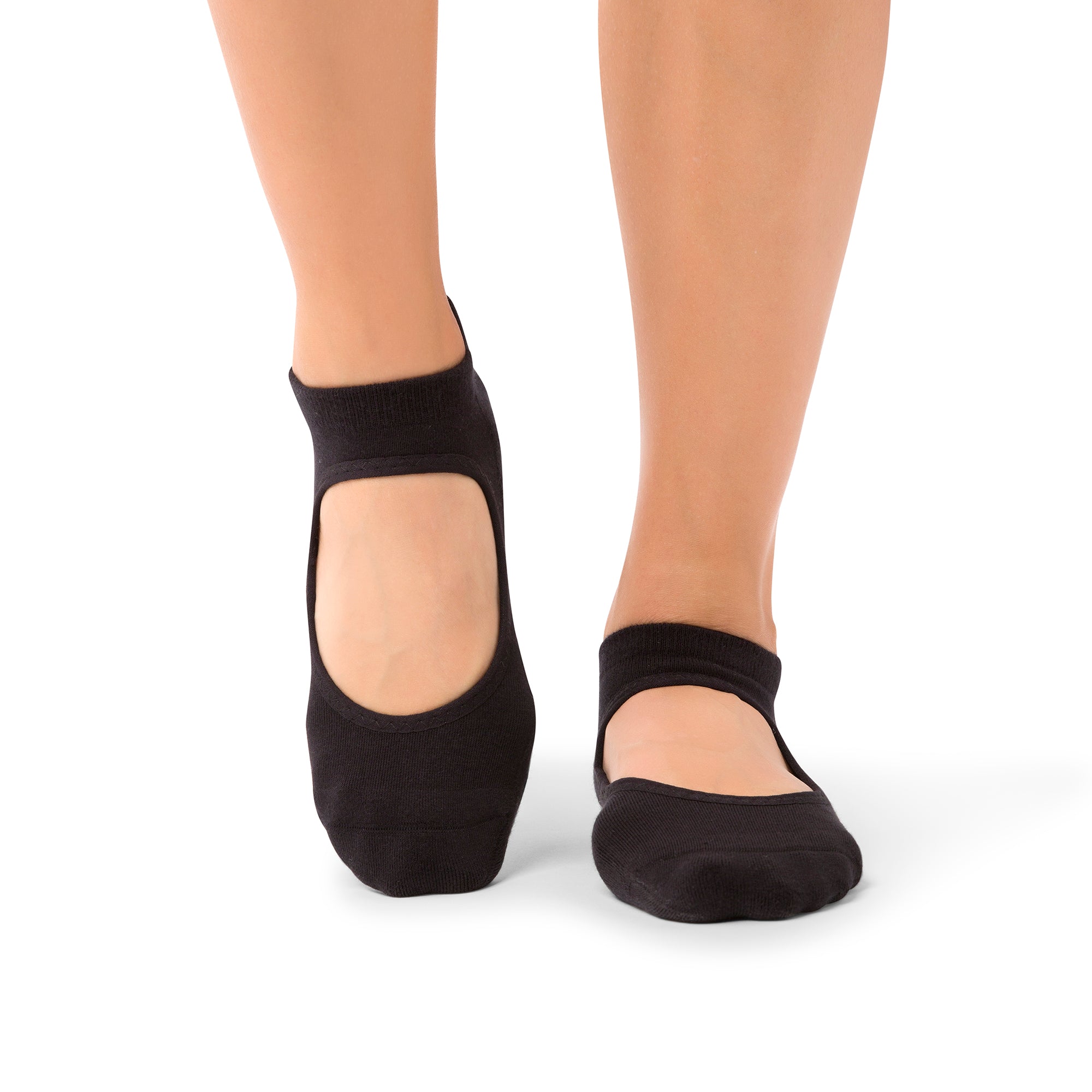 Aya midnight organic grip socks for Pilates and yoga on Dubai studio floor